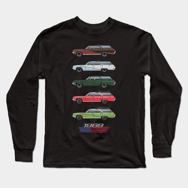 1969 Long Sleeve T-Shirt by JRCustoms44